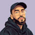 drawing cartoon vector portrait