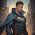 create a superhero character and character art