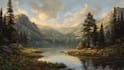 paint landscape in oil painting