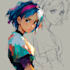 draw anime character art