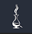 design a bar, wine, hookah, restaurant, smoke logo