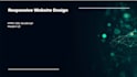 design modern responsive website UI using HTML CSS and javascript