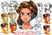 draw cartoon thumbnail any art style