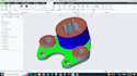 create 3d model in solidworks, fusion 360 and creo
