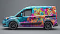 do car wrap design, vehicle wrap design, van wrap design