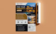 design professional real estate flyer, property and realtor flyer