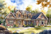 watercolor a house portrait