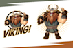 do creative awesome viking logo within 1 day