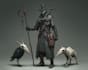 create dark fantasy horror character illustrations