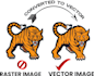 do manual vector tracing, convert logo or image to vector