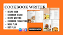 be your cookbook writer recipe book cookbook formatting cookbook publishing kdp