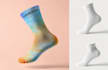 custom socks design patterns with tech pack mockup branding collection