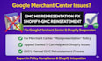 fix google merchant center misrepresentation and shopify gmc suspension issues