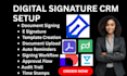 setup digital signature CRM docusign pandadoc hellosign adobesign rightsignature