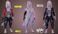 create furry vrchat avatar, nsfw vtuber character, 3d model, animaze, vseeface