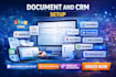 setup document zoho crm jotforms typeform docuwear docusign hellosign panadoc