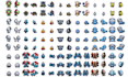 create custom gen 2,3,4,5 pokémon, fakemon, overwold trainer pixel art sprites