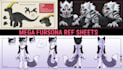 furry ref sheet furry art fursona reference sheet nsfw anthro oc anime ref sheet