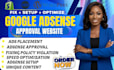 audit, fix google adsense rejection optimise website, ads placement