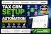 setup tax preparation crm canopy crm tax nitro tax slayer karbon zap integration