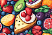 create food illustration in my style