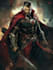 illustrate a superhero comic and marvel character