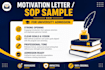 write professional sop and motivation letter