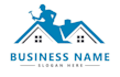 design unique professional gutter cleaning company logo
