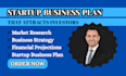 write professional startup business plan with market research