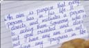 provide authentic human style personalized handwriting