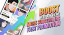 do fast webtoon promotion to grow real readers