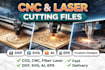 design co2, fiber laser and cnc router cutting files