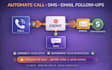 build retell ai SMS email automation twilio workflow webhook follow up system