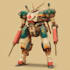 do anime style mecha robot illustrations
