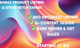 setup daraz store with SEO product listing and a plus conten