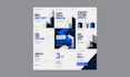 design minimalist corporate social media post or carousel grid