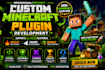 develop custom minecraft plugin for spigot paper bukkit server java smp plugin