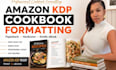 format your cookbook recipe book for amazon KDP paperback and kindle ebook