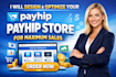 design optimize payhip digital product store for maximum sales conversion rate