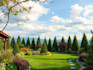a harmonious landscape backyard design as a landscape