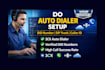do auto dialer 3cx did number siptrunk caller id auto dialer upgrade twilio IVR