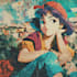 draw a retro 80s 90s anime illustration