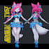design live 2d vtuber rigging model furry fursona