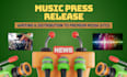 write submit a professional music press release music pr distribution