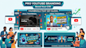 design eye catching youtube thumbnails and channel branding
