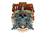 quality skull gunner logo with unlimited revision