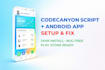 setup customize codecanyon PHP script and android app install