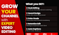 edit engaging youtube videos with high retention
