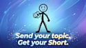 create a faceless stick figure short from script to final video