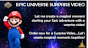create a epic universe surprise video